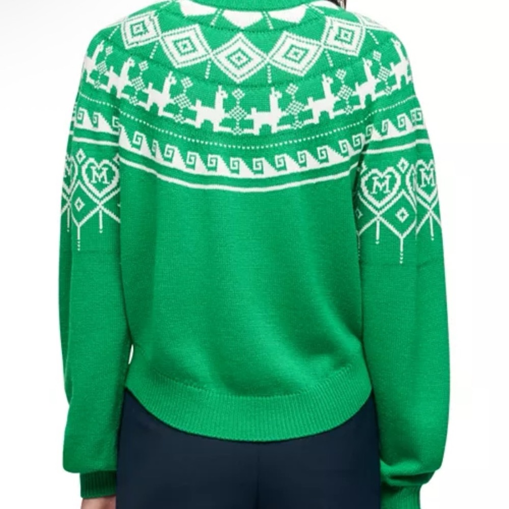 Maje Mascot Fair Isle Jacquard Sweater - Picture 2 of 10